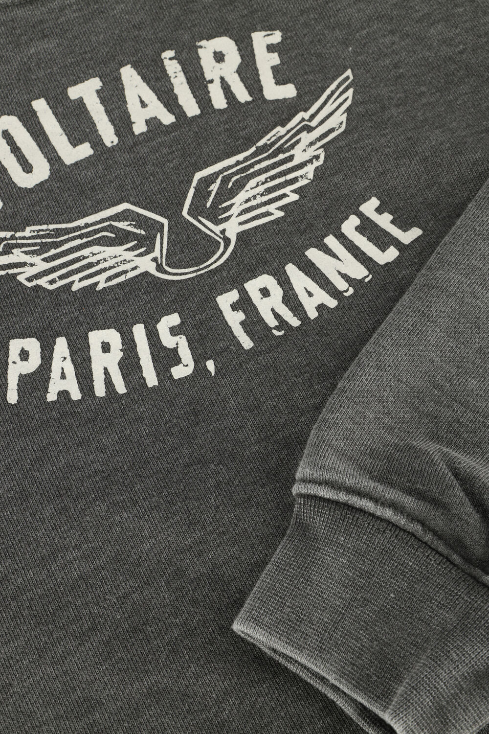 ZADIG & VOLTAIRE Chandail X60175 Gris fonc&eacute; - large