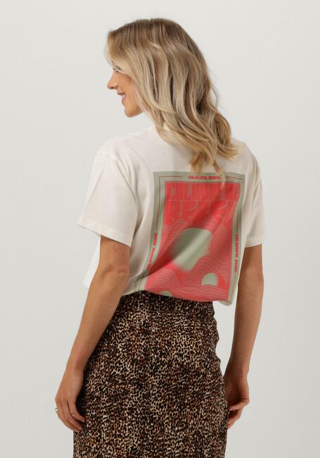 COLOURFUL REBEL T-shirt WAVES LOOSEFIT TEE Blanc - large