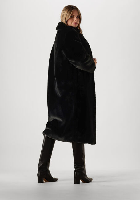 Zwarte STAND STUDIO Faux fur jas MARIA COAT SOFT - large
