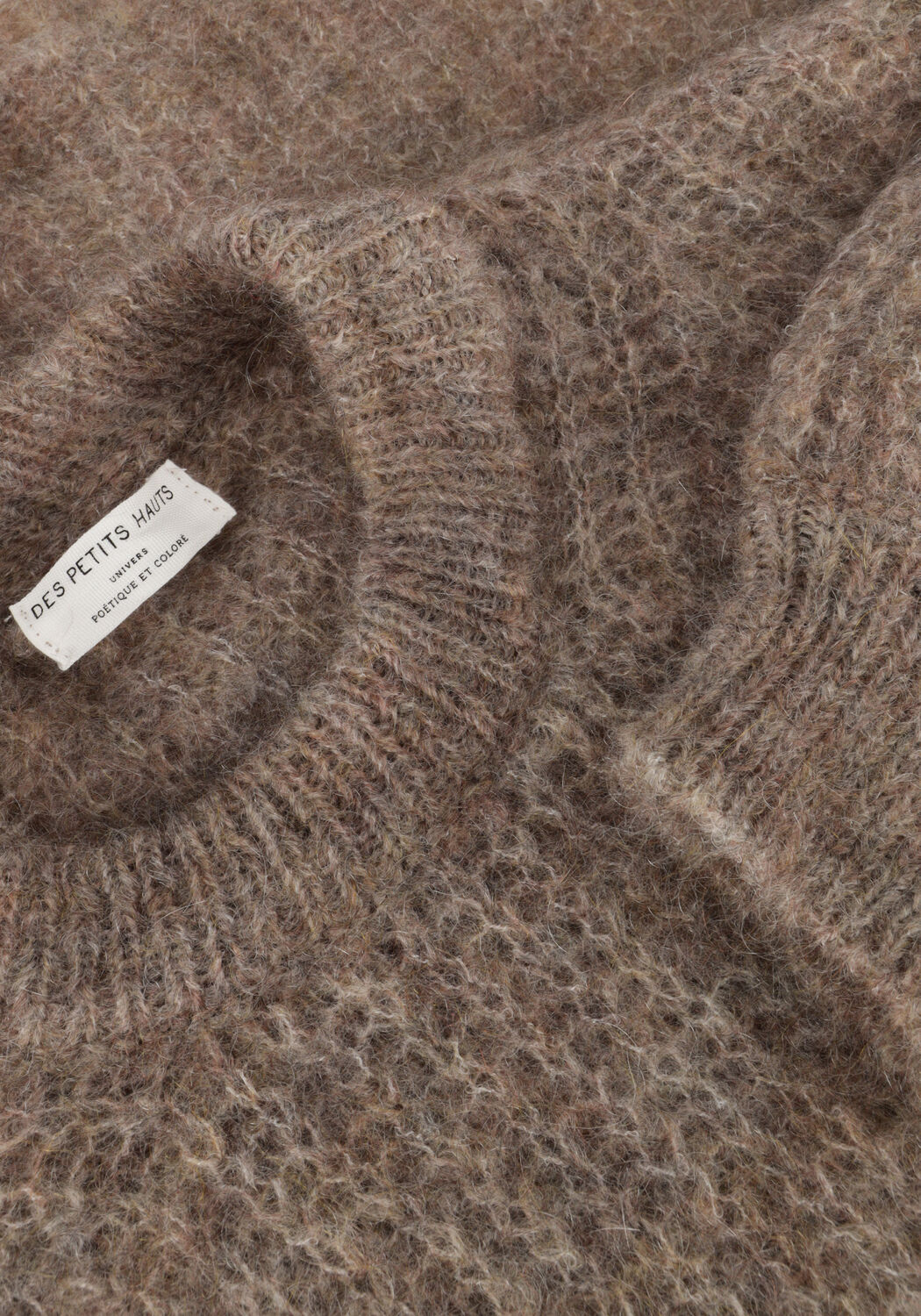 DES PETITS HAUTS Pull BURMA en taupe - large