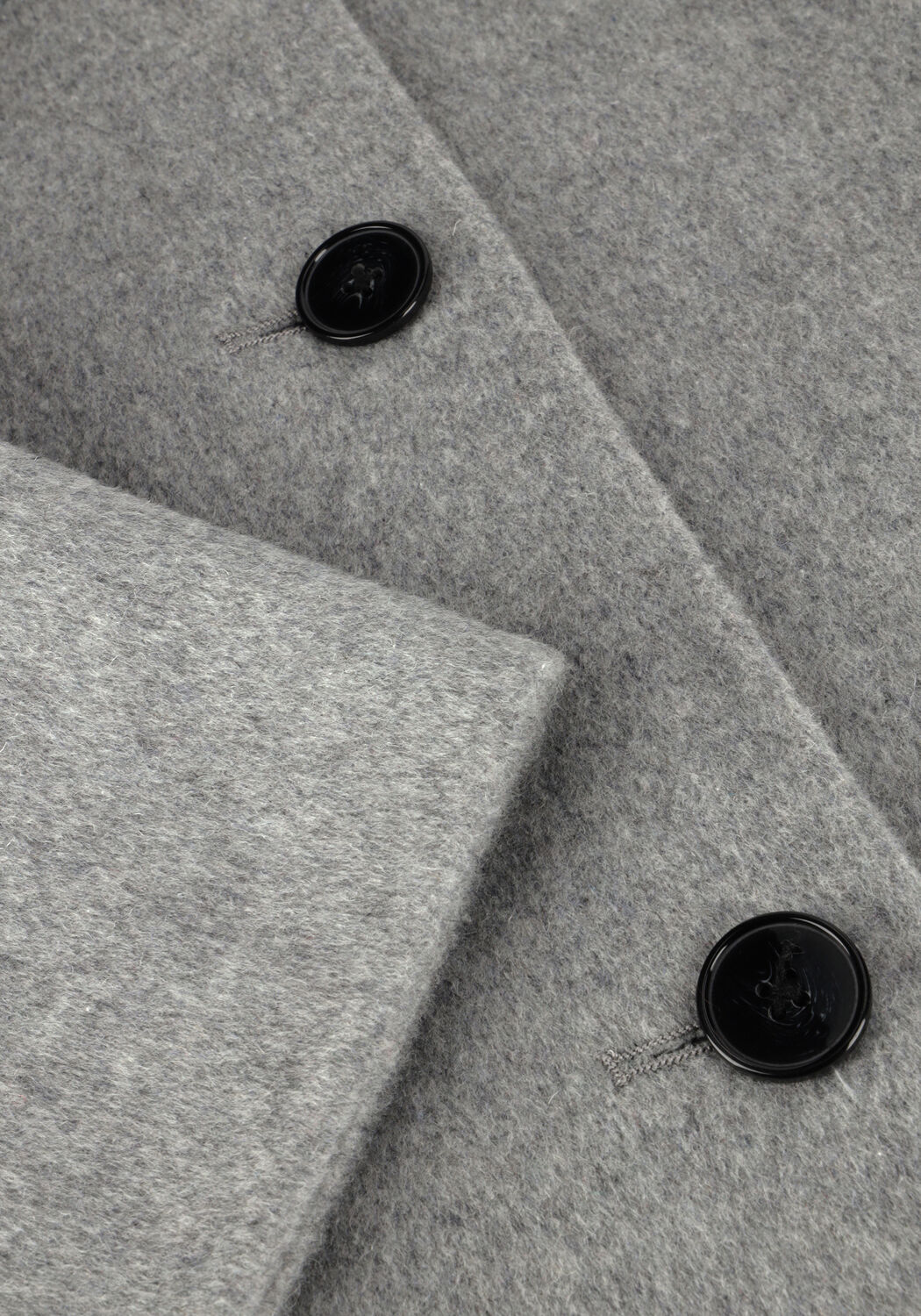 EDITED Manteau ALEA WOOL COAT en gris - large