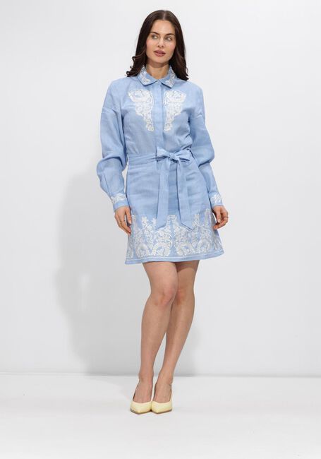 Lichtblauwe SILVIAN HEACH Mini jurk SHORT DRESS HYLAS - large