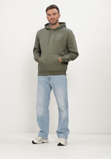 TOMMY JEANS Chandail TJM REG S FLAG HOODIE EXT Olive - large