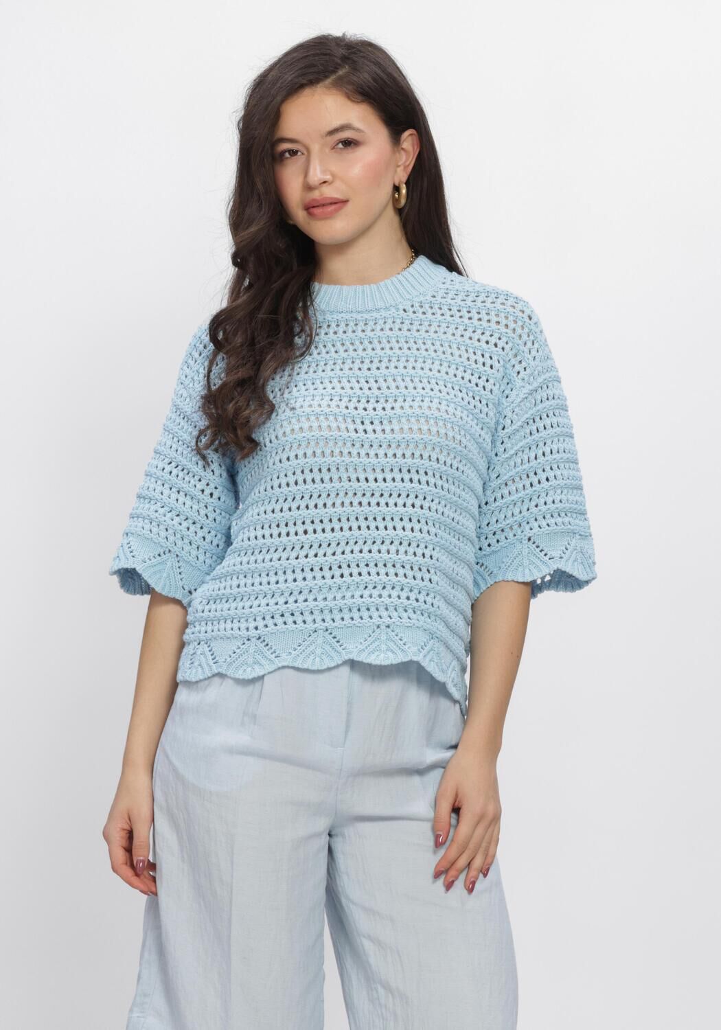 MSCH COPENHAGEN MSCHTABITHA FAIRYN 2 4 PULLOVER Hauts & T-shirts en bleu - large