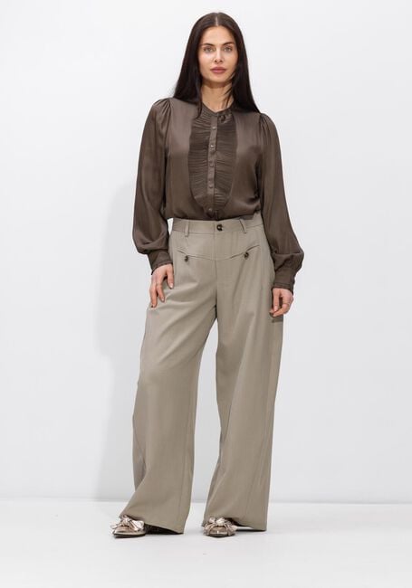 Taupe NEO NOIR  ZOLA BLOUSE - large