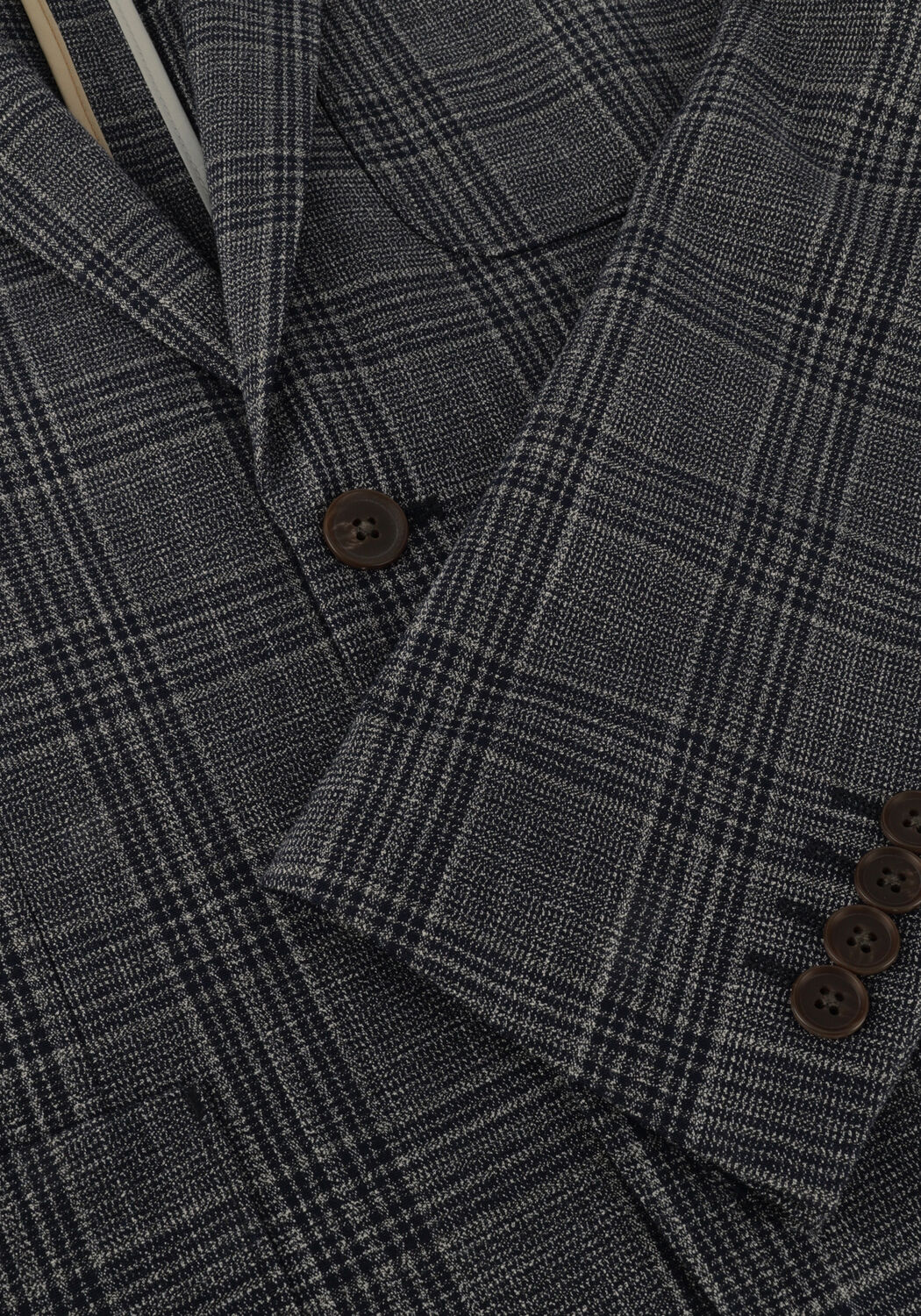 SELECTED MEN SLHSLIM-KNOX CHECK BLZ B Vestons Bleu fonc&eacute; - large