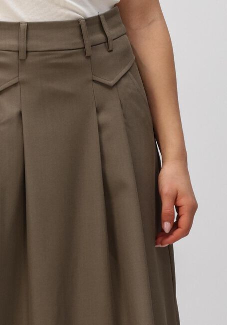 Khaki CO'COUTURE Midirok LUNA POCKET PLEAT SKIRT - large
