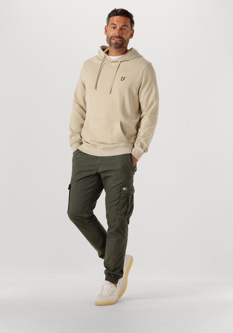 Taupe LYLE & SCOTT Truien/vesten PULLOVER HOODIE - large