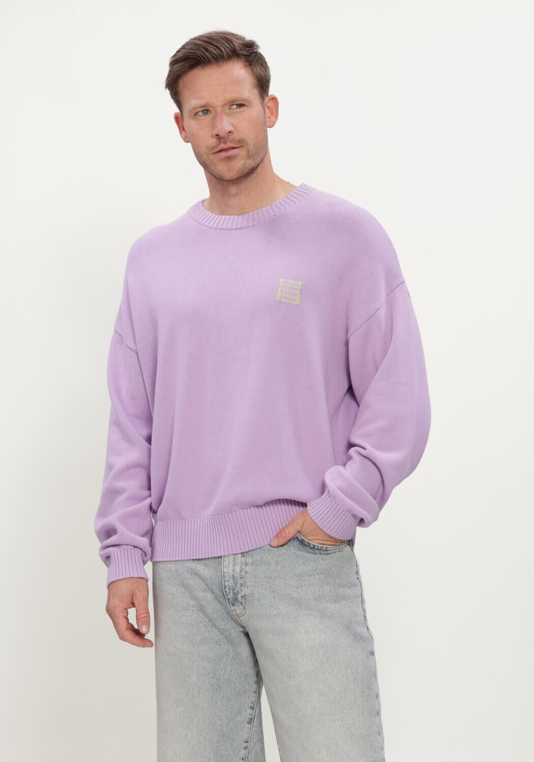 WOODBIRD Pull WBKURT TIGER CREW Lilas - large