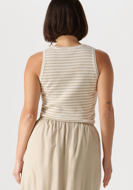 NUKUS T-shirt STEFANIA SINGLET STRIPES Écru - large
