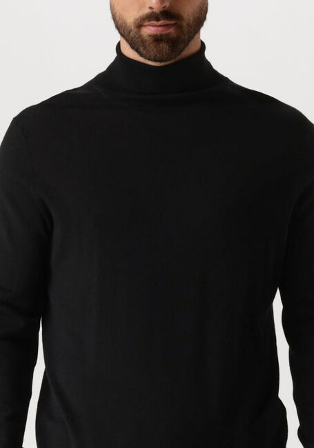 Zwarte SELECTED HOMME Coltrui SLHTRAY LS KNIT MERINO ROLL NECK - large