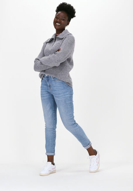 OBJECT Pull RACHEL LS KNIT PULLOVER en gris - large