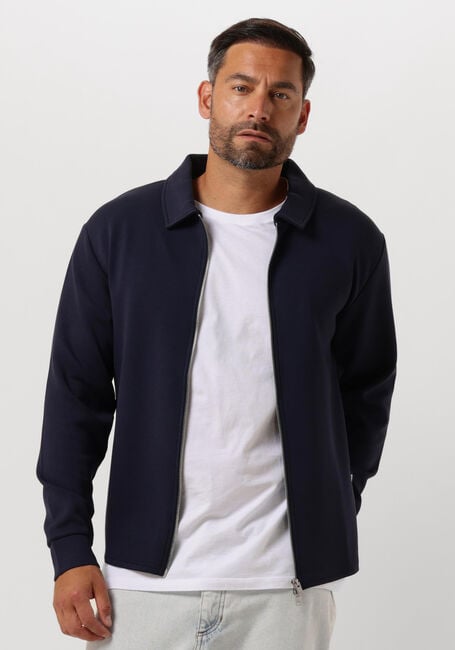 SELECTED HOMME Gilet SLHEMANUEL SOFT FULL ZIP SWEAT NOOS Bleu foncé - large