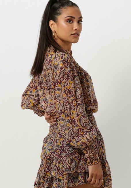 AAIKO DAIMY ORIENTAL VIS 520 Blouses en marron - large