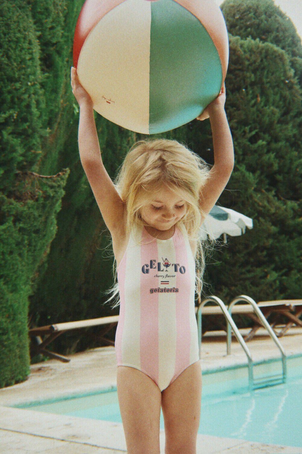 Roze KONGES SLOJD Zwemkleding POMIA SWIMSUIT - large