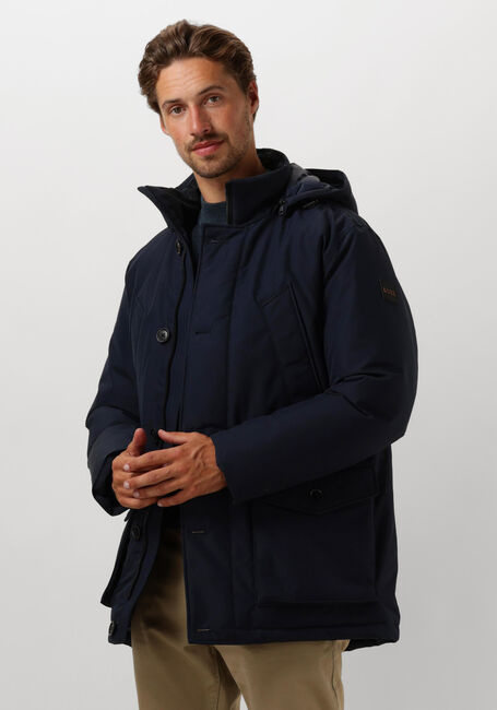 BOSS ORANGE Parkas OSIASS Bleu foncé - large