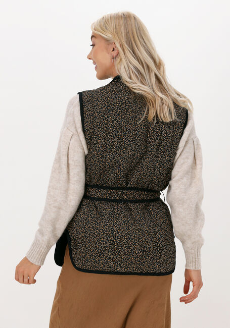 SECOND FEMALE Veste sans manches ARLINDA QUILT WAISTCOAT en noir - large