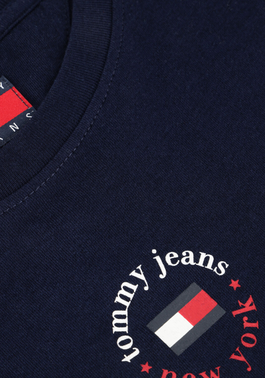 TOMMY JEANS T-shirt TJW SLIM ESSENTIAL LOGO 2 TEE Bleu fonc&eacute; - large