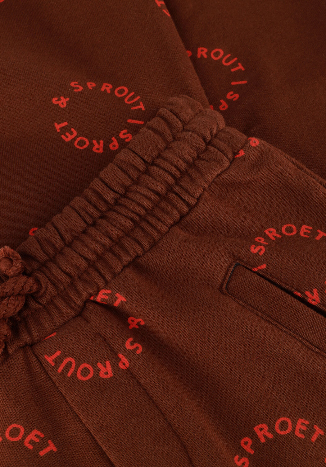 Sproet & Sprout Pantalon de jogging SWEATPANTS SPROET PRINT en marron - large