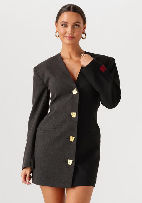 Zwarte REFINED DEPARTMENT Mini jurk STAR - large