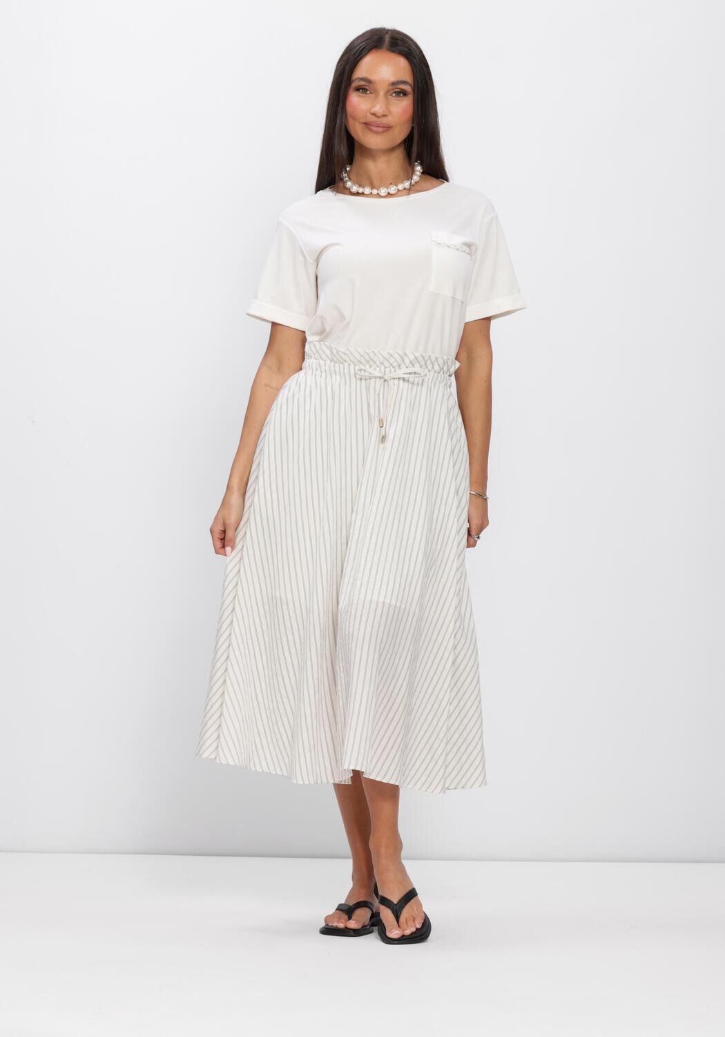 LIU JO Haut ABITO TS NAV en blanc - large