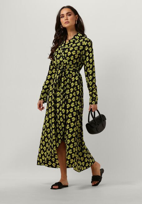COLOURFUL REBEL Robe maxi VIVIAN BIG FLOWER MAXI DRESS en jaune - large