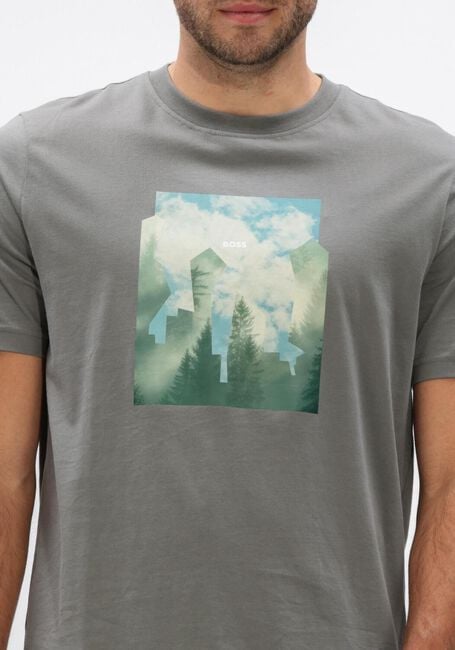 BOSS ORANGE T-shirt TE_COVER en gris - large