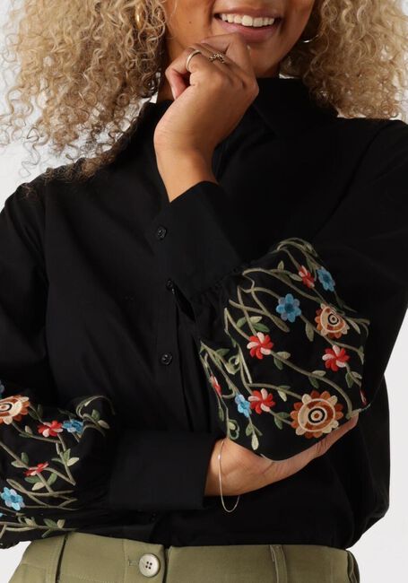 Zwarte YDENCE  BLOUSE BLOSSOM - large