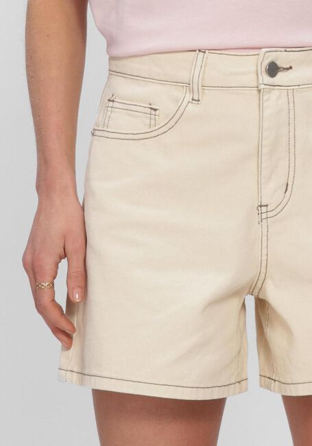 OBJECT Pantalon courts OBJANDREA HW SHORTS en beige - large