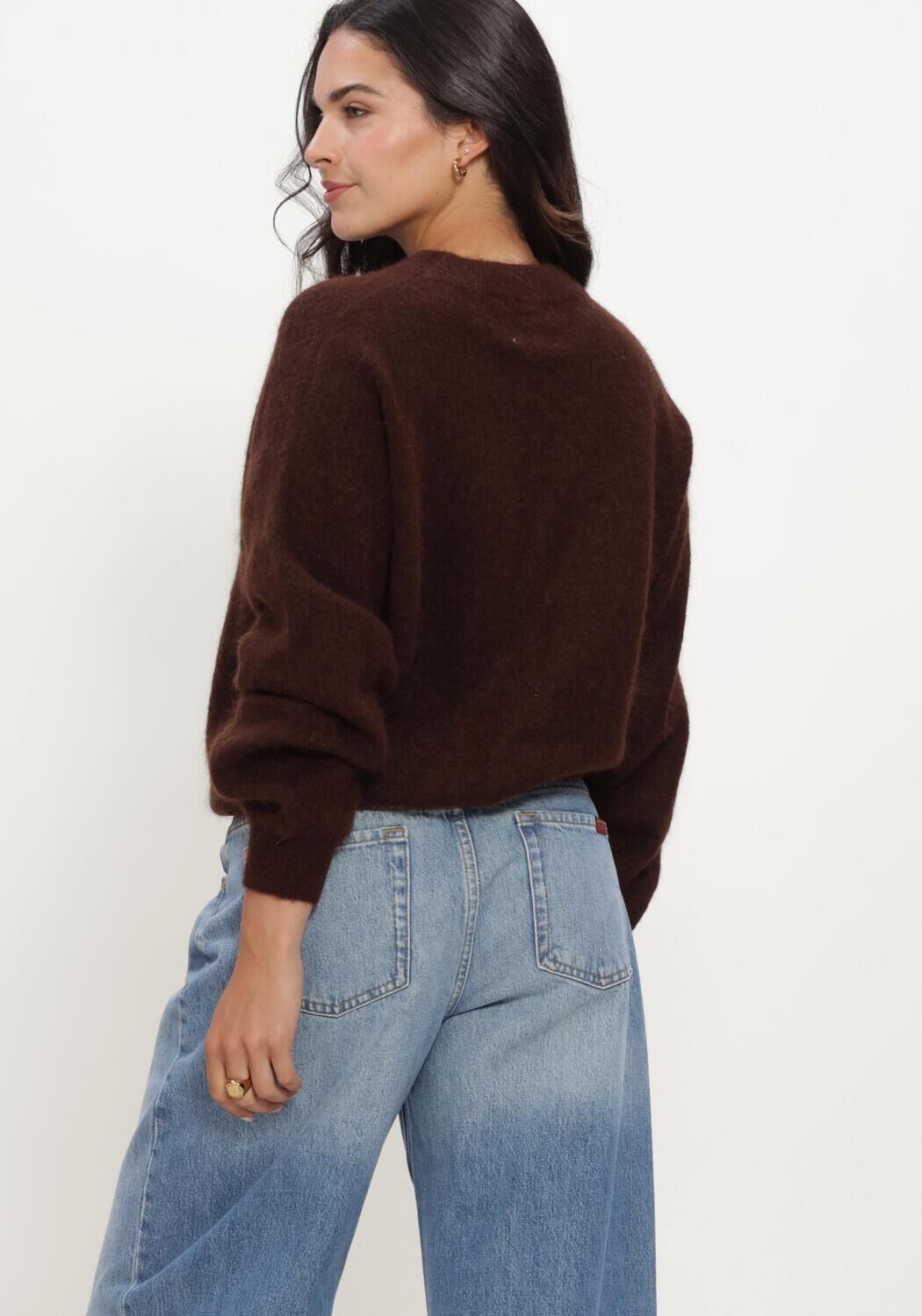 TWNS Pull HIGH-NECK PULLOVER, LONG SLEEVES en marron - large