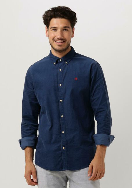 SCOTCH & SODA Chemise décontracté FINE CORDUROY SHIRT - SLIM FIT en bleu - large