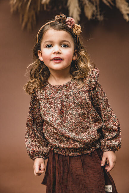 Bruine LOOXS Little Blouse 2331-7108 - large