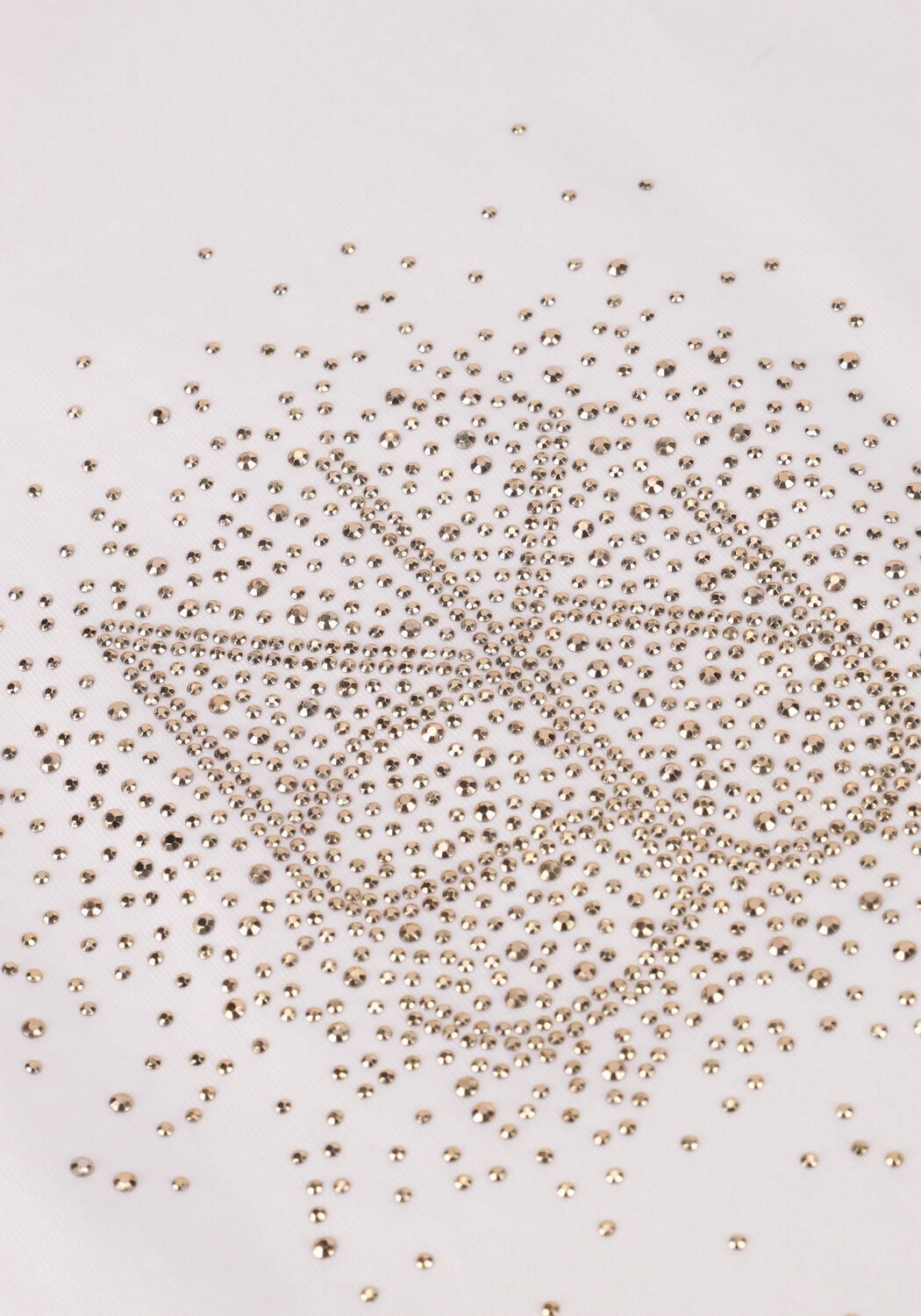 NUKUS T-shirt VILAMOURA SHIRT NK STRASS en blanc - large