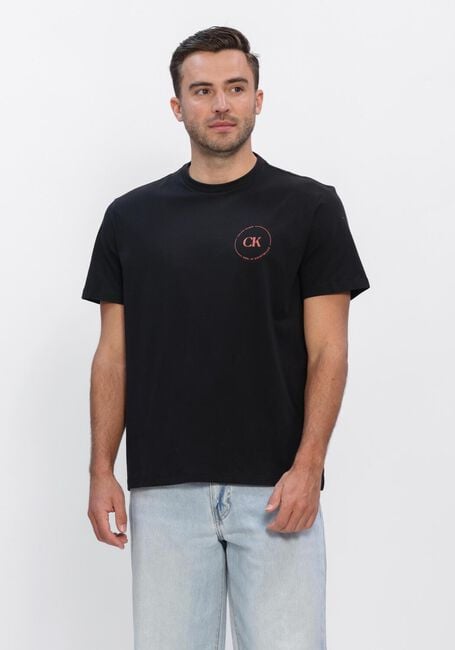 CALVIN KLEIN T-shirt 30S EU WHOLESALE JEANS GRAPHICS en noir - large