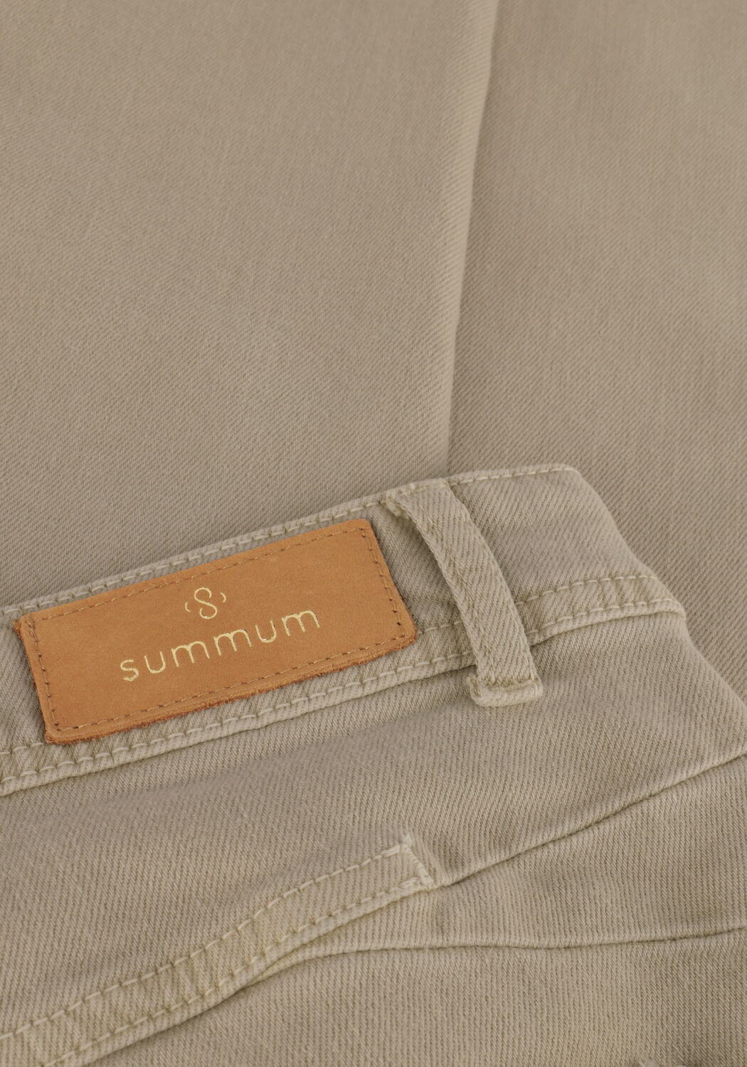SUMMUM Barrel jeans BARREL FIT PANTS VINTAGE COMF STRETCH TWILL Cr&egrave;me - large