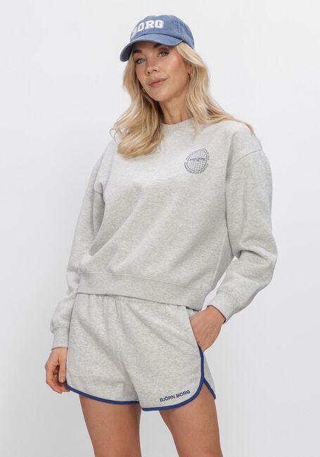 Lichtgrijze BJORN BORG Truien/vesten BORG BOYFRIEND SWEATSHIRT - large