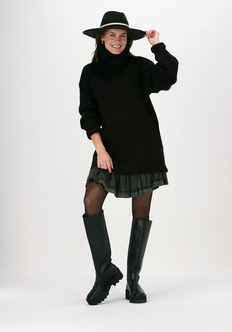 RIANNE MEIJER x NA-KD Pull HIGH NECK RIBBED SWEATER en noir - large