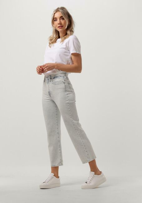 7 FOR ALL MANKIND Straight leg jeans LOGAN STOVEPIPE ICE POP en bleu - large