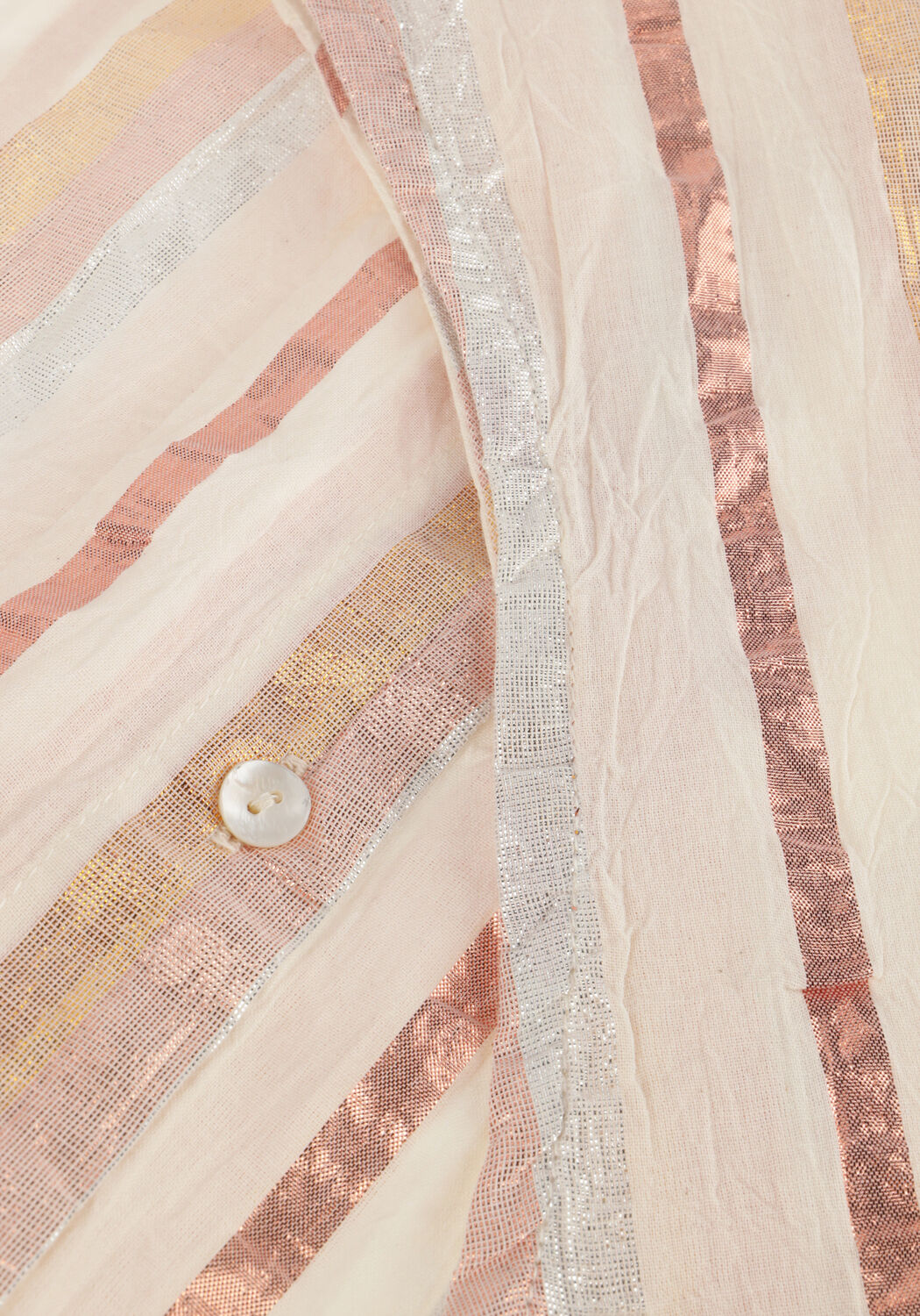 Zand BY-BAR  BIEKE GLOSS STRIPE BLOUSE - large