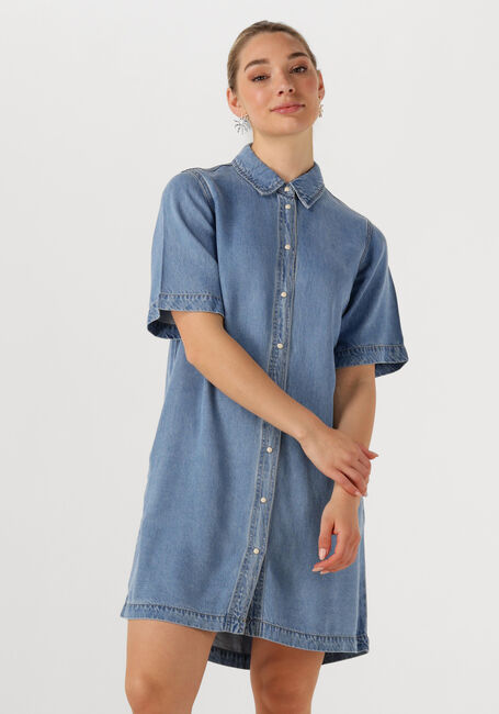 OBJECT Mini robe OBJFRAME 2/4 RE DENIM DRESS en bleu - large