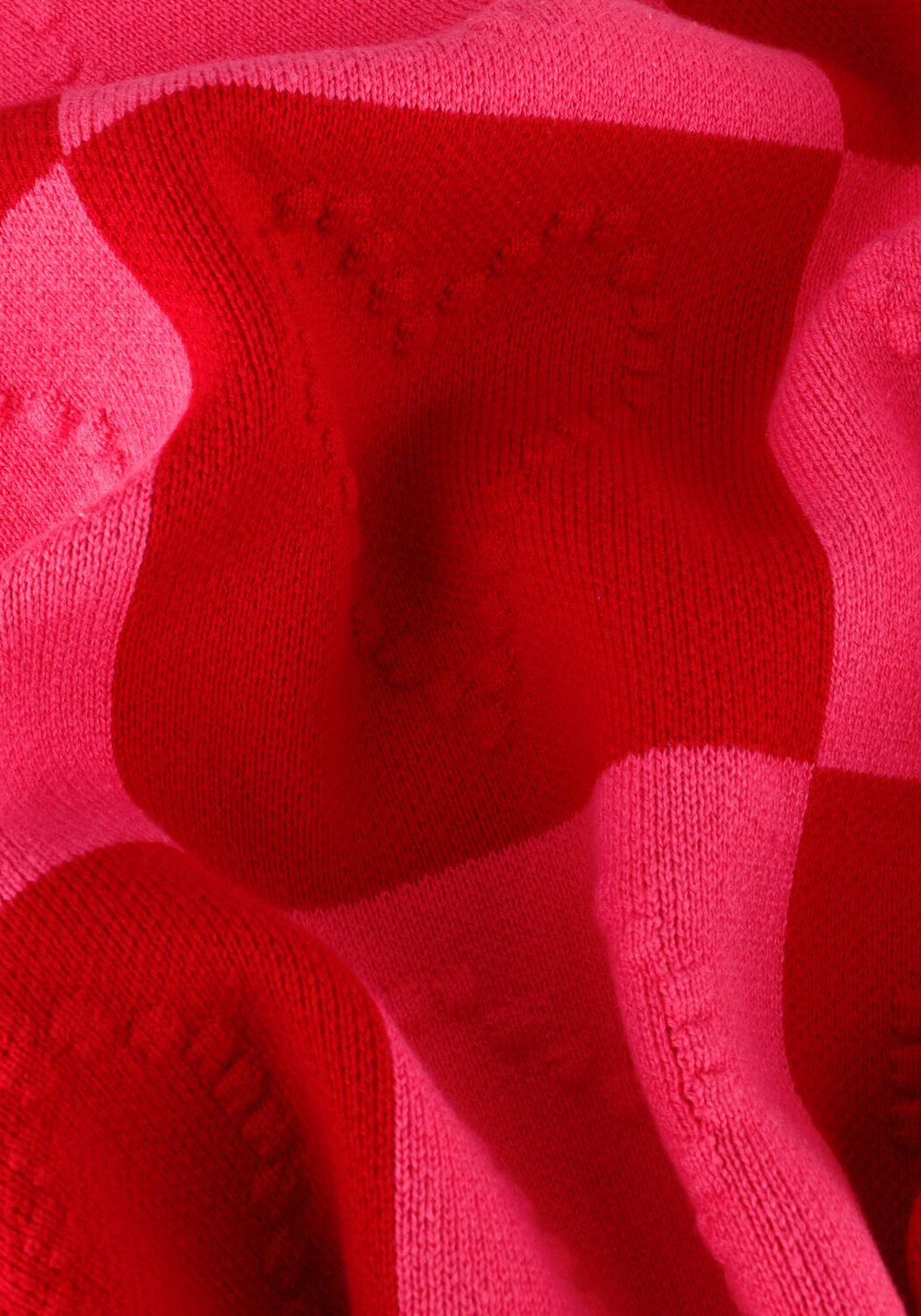 CALL ME FRANKIE Spencer KNITTED HEART SPENCER en rouge - large
