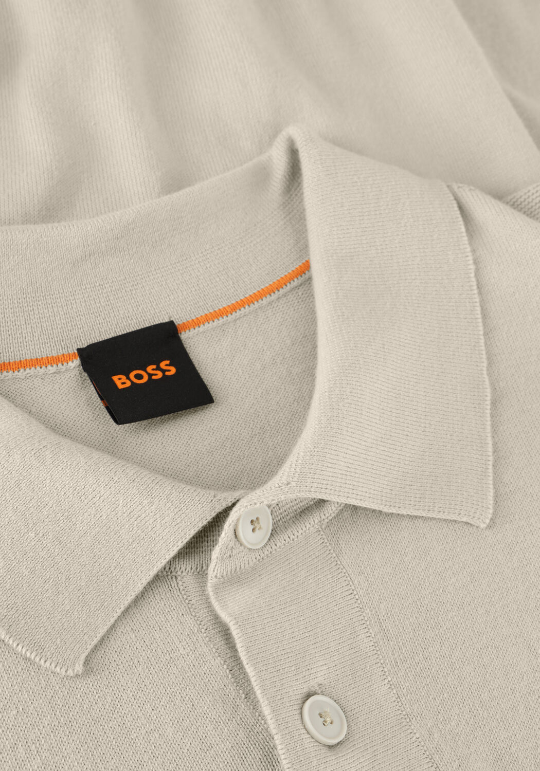 BOSS ORANGE Polo ASAC_P en beige - large