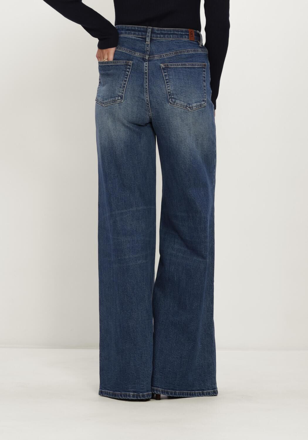 Blauwe JANICE Wide jeans MASON - large