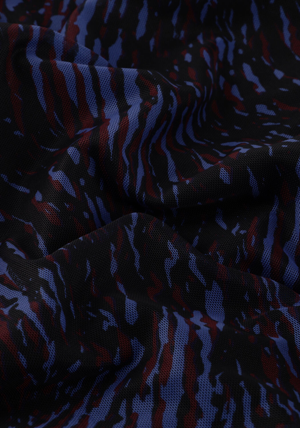 FREEBIRD Robe midi JER-MESH-SPIRAL-PES-23-3 1 Bleu clair - large