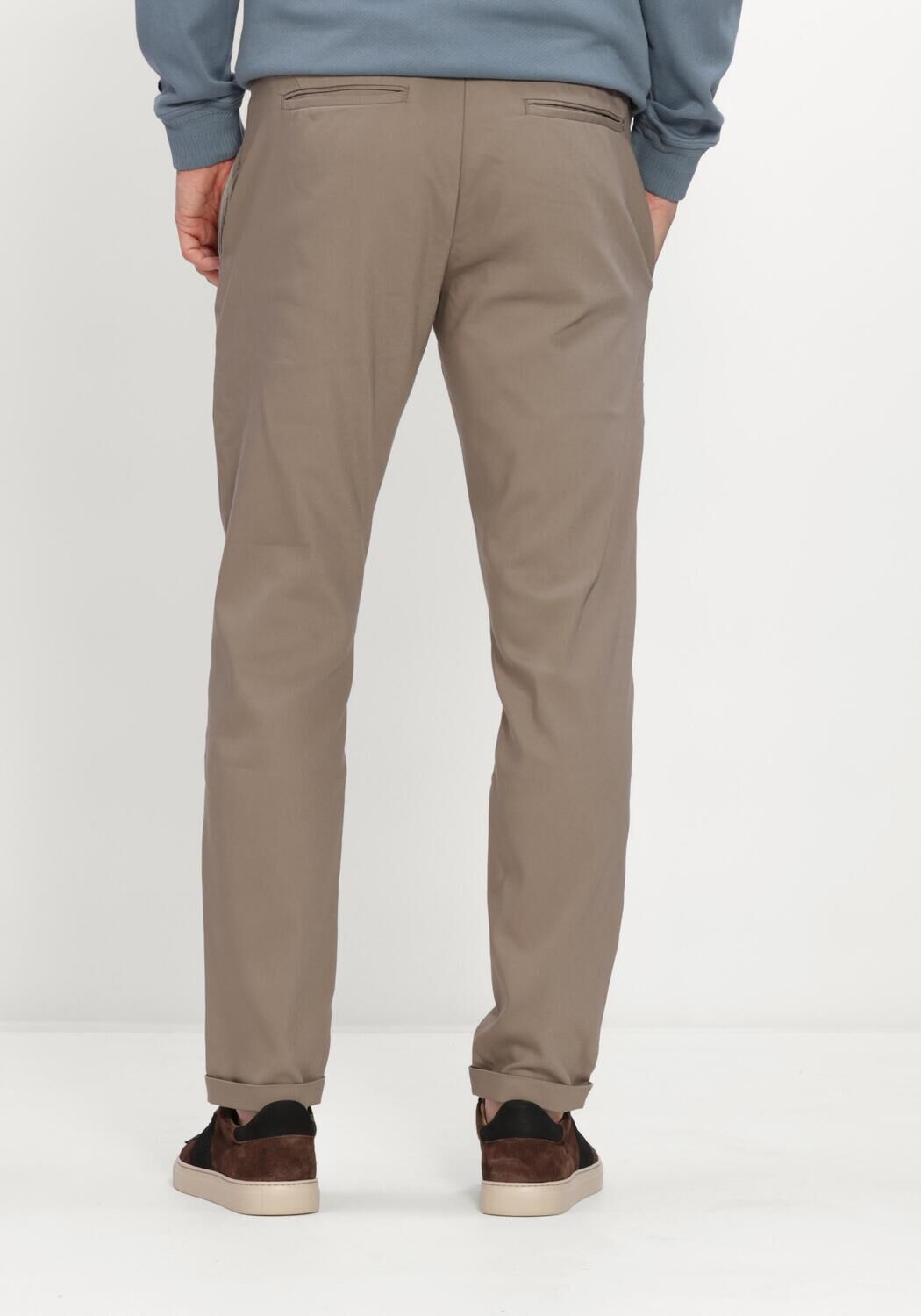 Zand CAST IRON Broeken/jumpsuits CYLAS TAPERED CHINO MEGDA POWER - large