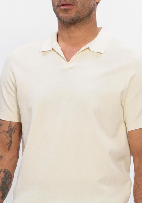 Ecru PROFUOMO Polo POLO OPEN COLLAR LUXURY BASIC - large