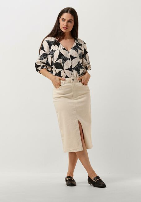 OBJECT Jupe midi OBJELLEN MW MIDI TWILL SKIRT Sable - large
