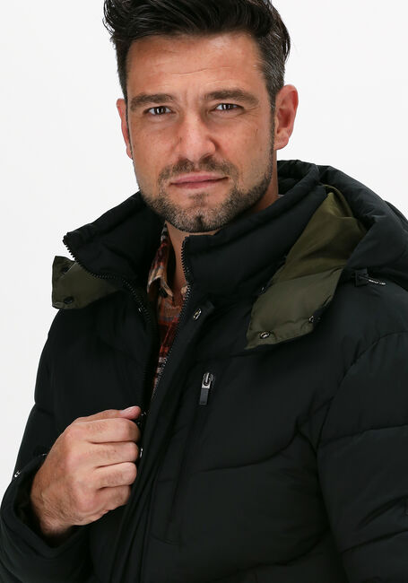SCOTCH & SODA Veste matelassé 163250 - HOODED WATER-REPELLEN en noir - large