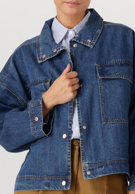 Blauwe WITHBLACK Spijkerjas WBLPEYTON DENIM JACKET - large