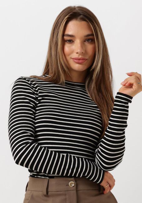 NOTRE-V NV-EELKE ROUND NECK Hauts & T-shirts en noir - large